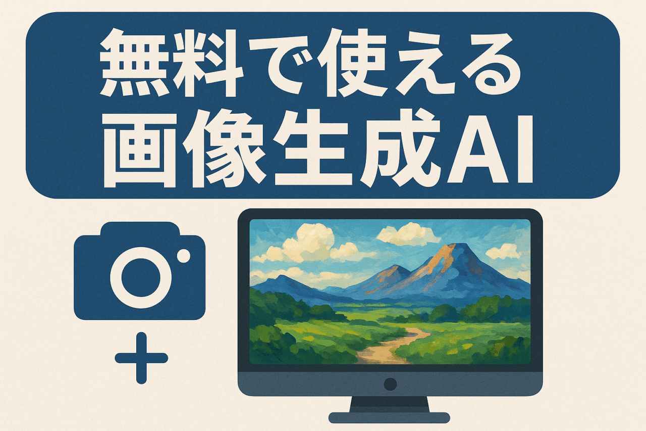 無料で使える画像生成AIおすすめ10選【2025年最新】